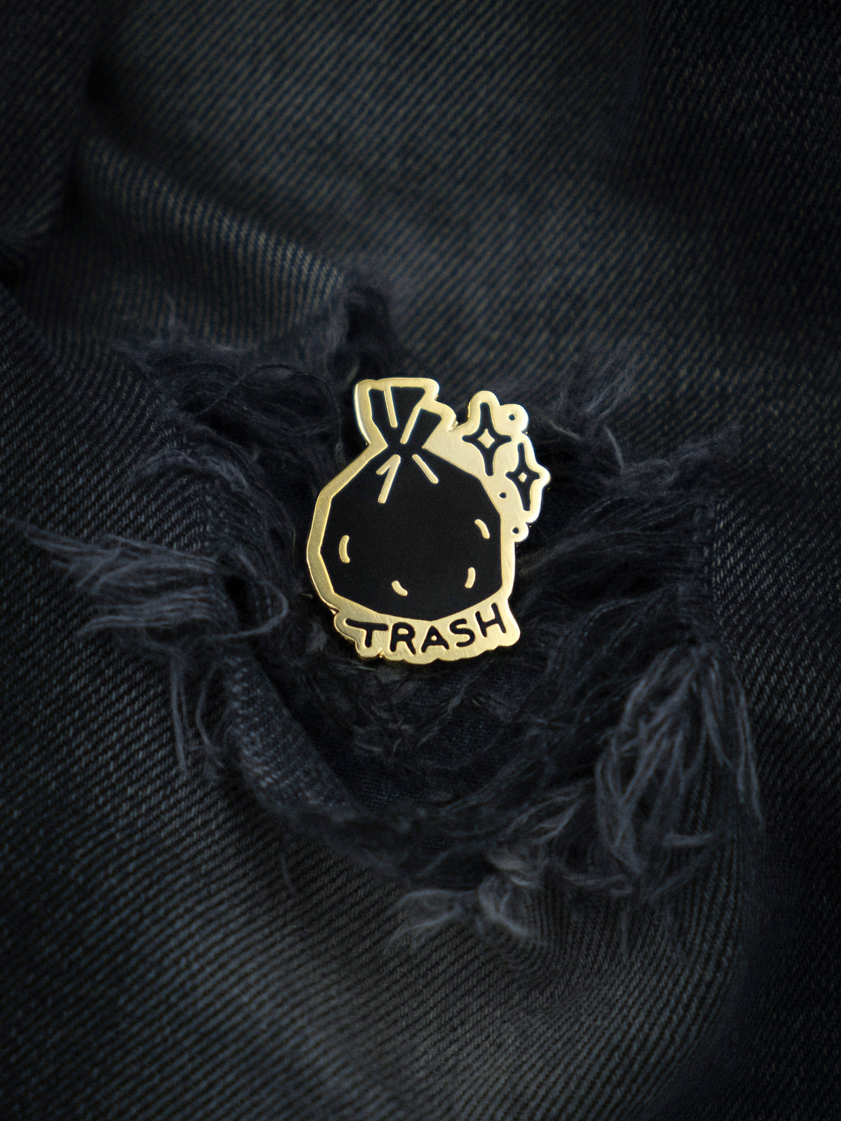 Trash Enamel Pin