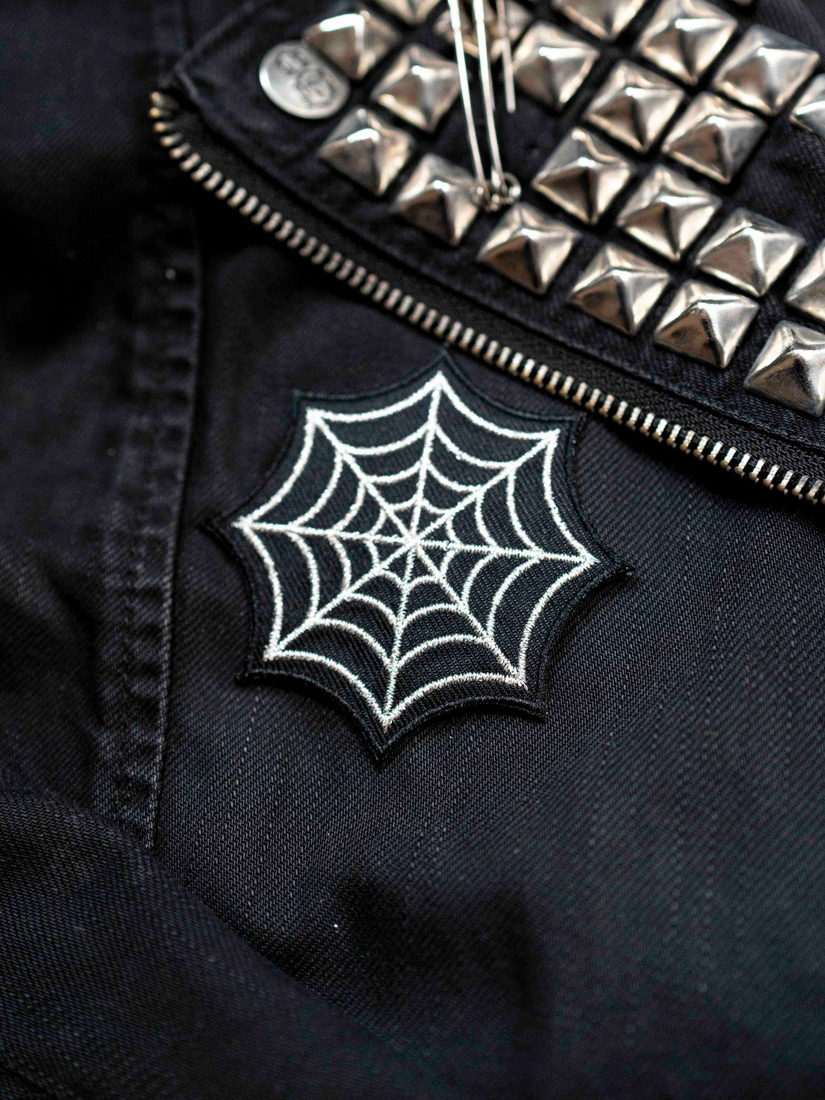 Pleasures Pleasures spider web denim jacket new | Grailed