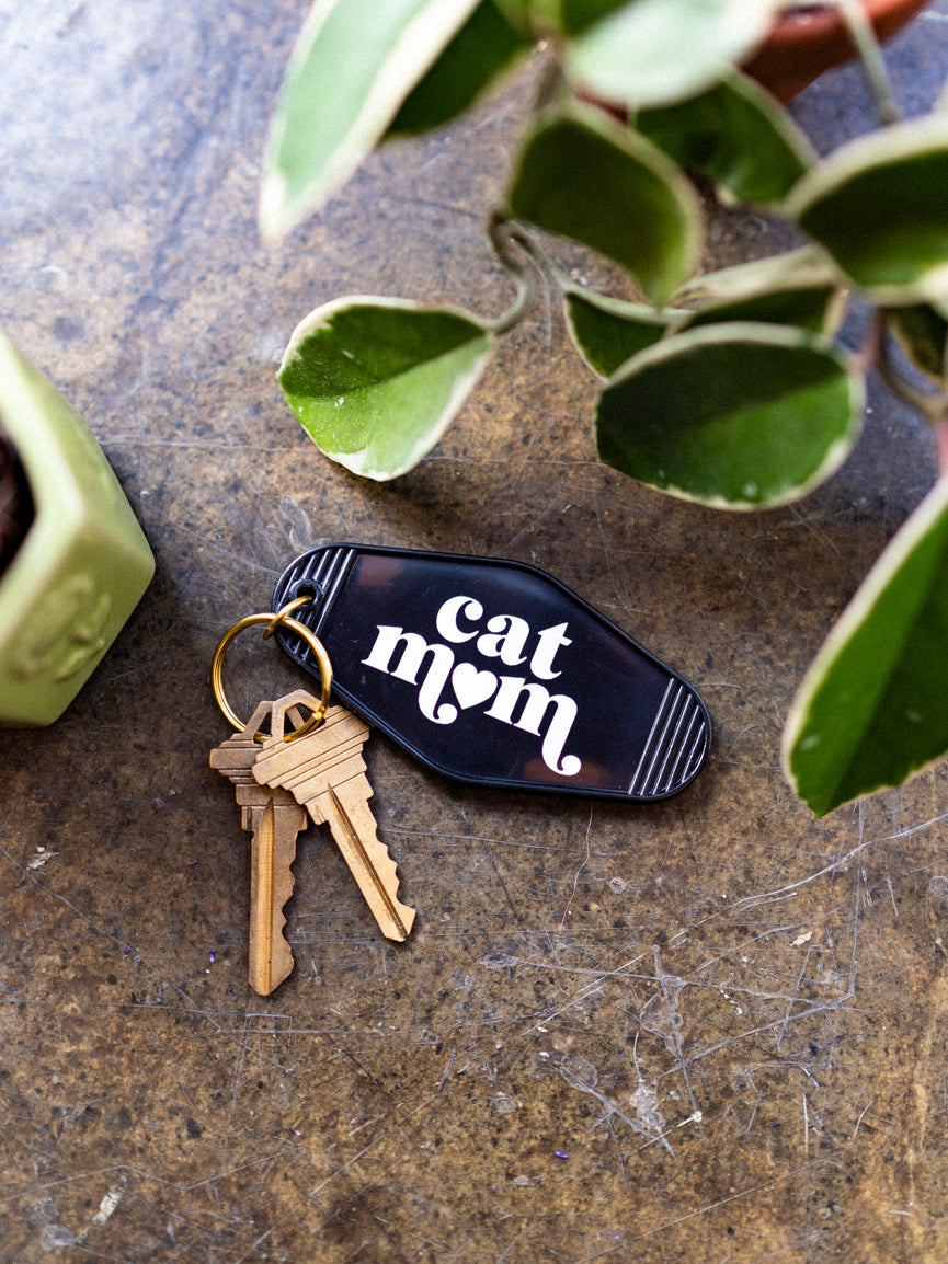 A Shop of Things Cat Mom Motel Keychain at GritNGlory at GritNGlory