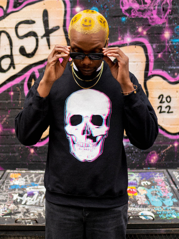 3D GNG Skull Crewneck